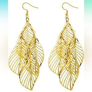 Multi-layer Leaf Earrings